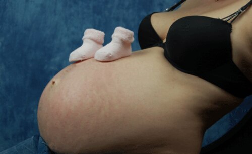 Bild zu Auch mal von mir wieder ein Bauchbild - Forum für April - Mamis